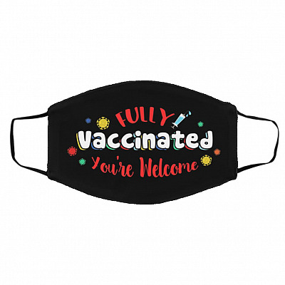 fully mask, Black, Cloth Face Cover – Medium/Large