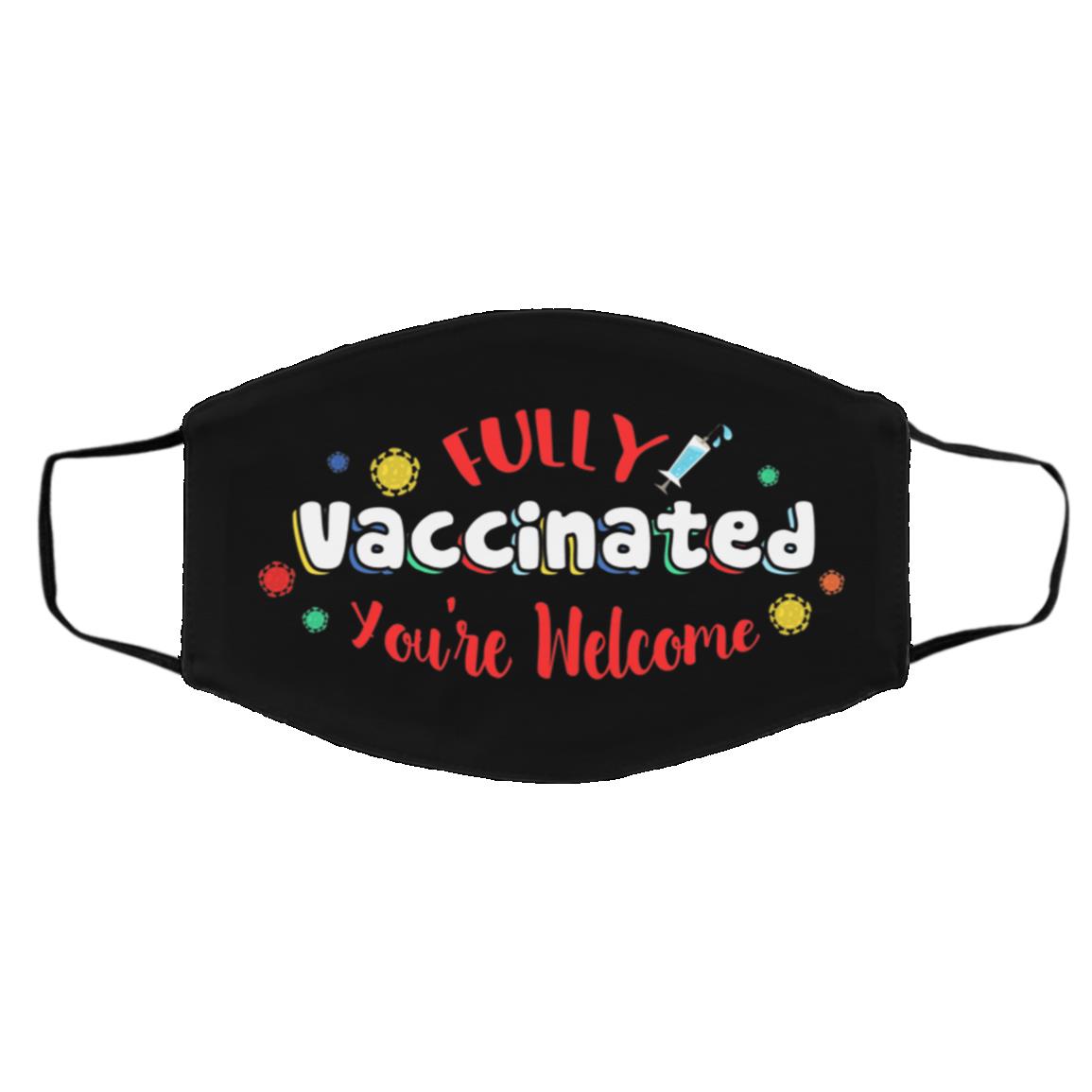 fully mask, Black, Cloth Face Cover – Medium/Large