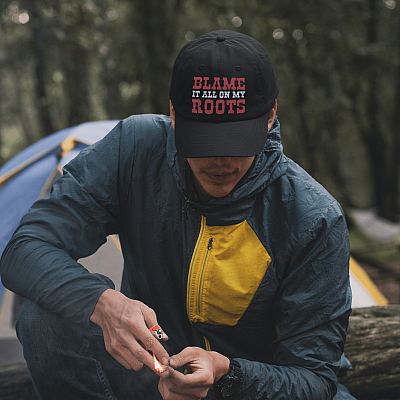 Alternative view of Vintage Blame It All on My Roots T-Shirt - Vintage Cowgirl Boots and Hat Shirt