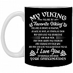 viking mug, Black, 11 oz. White Mug viking mug, Black, 11 oz. White Mug