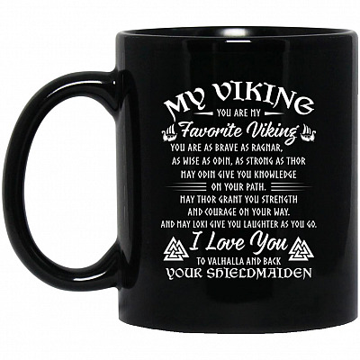 11 oz. Black Mug