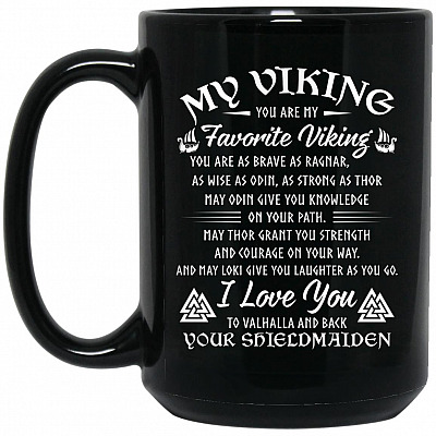 15 oz. Black Mug