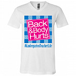 teacher shirt, White, V-Neck T-Shirt