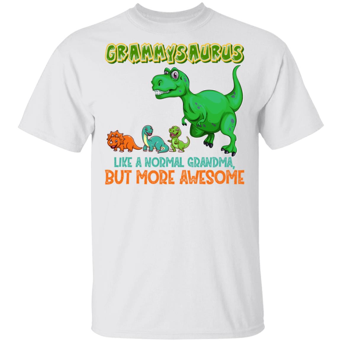 Grammysaurus T, White, Unisex T-Shirt