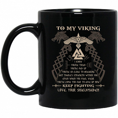 11 oz. Black Mug