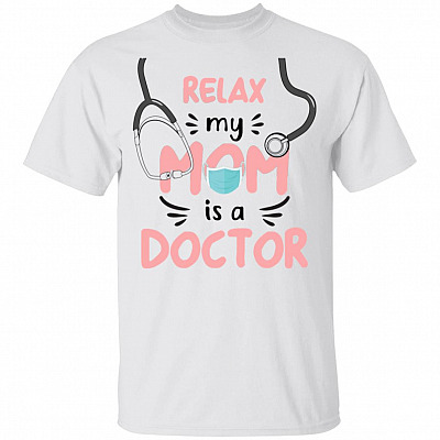 mom doc, White, Youth T-Shirt