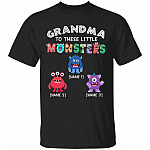 Personalized Grandma To, Black, Unisex T-Shirt