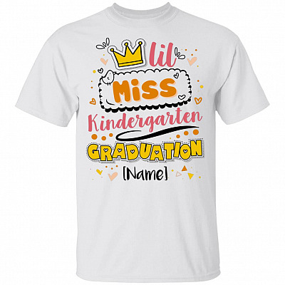 Miss Kindergarten T, White, Youth T-Shirt