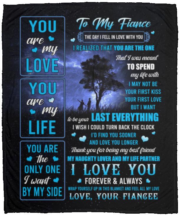 fiance blanket, White, Cozy Plush Fleece Blanket - 50x60