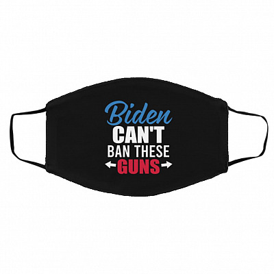 Biden mask, White, Cloth Face Cover – Medium/Large