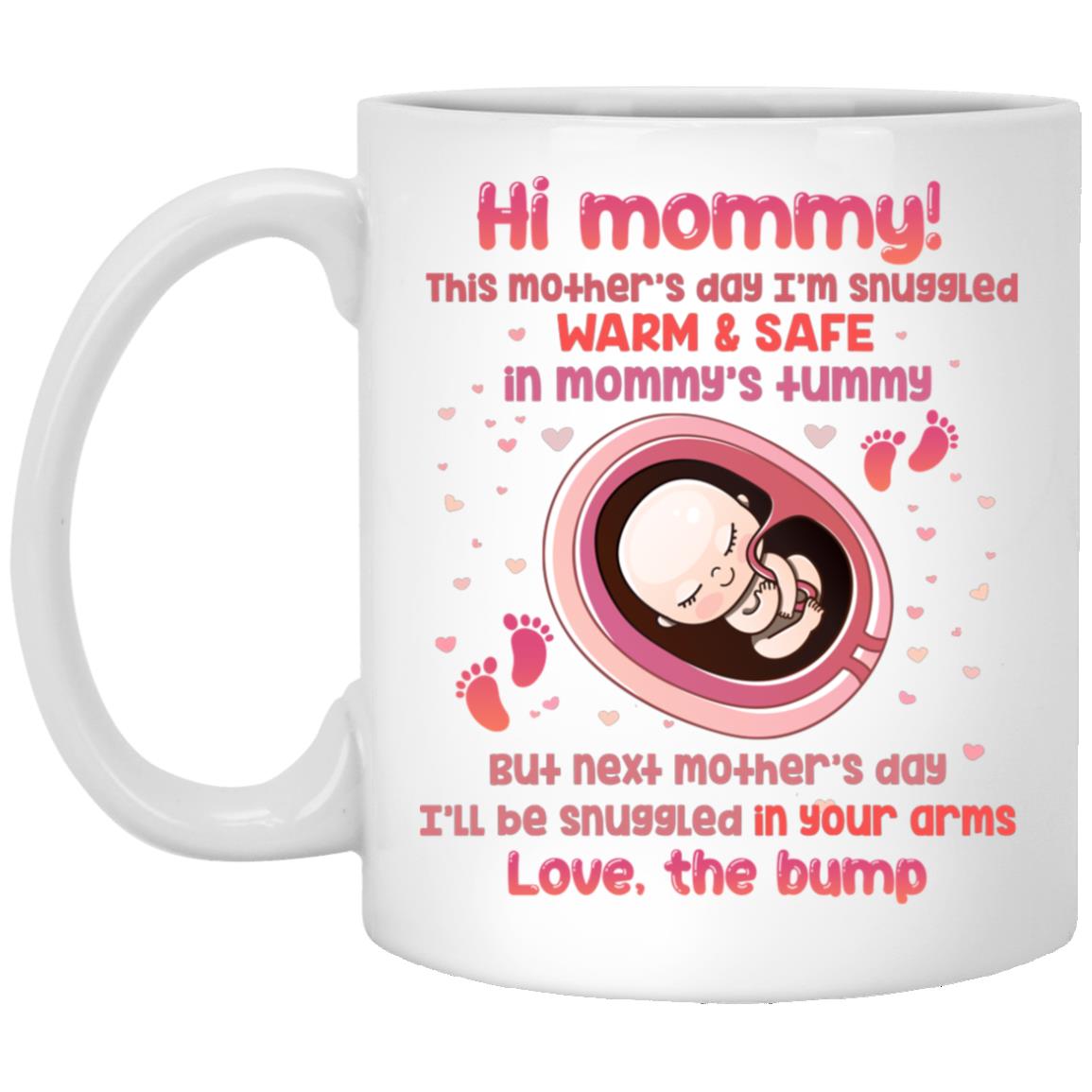 Mommy Hummy, White, 11 oz. White Mug