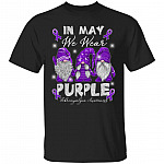 In May We Wear Purple GnT-Shirt, Black, Unisex T-Shirt