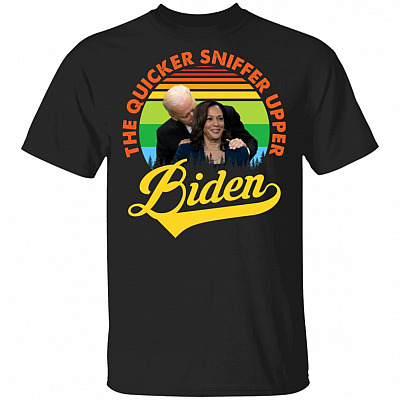 The Quick Sniffer Upper Joe Biden T-Shirt, Black, Unisex T-Shirt