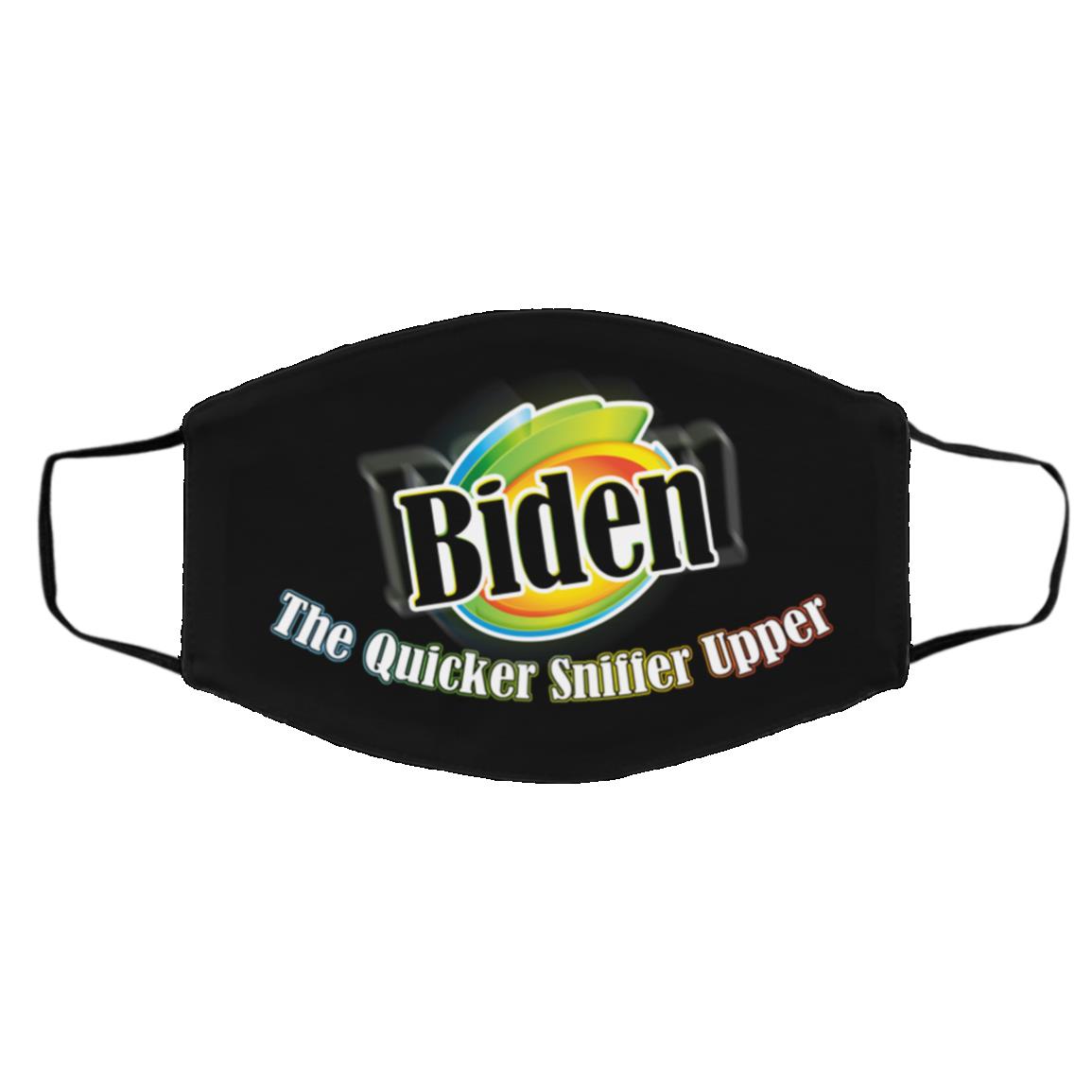 The Quick Sniffer mask, Black, Cloth Face Cover – Medium/Large The Quick Sniffer mask, Black, Cloth Face Cover – Medium/Large