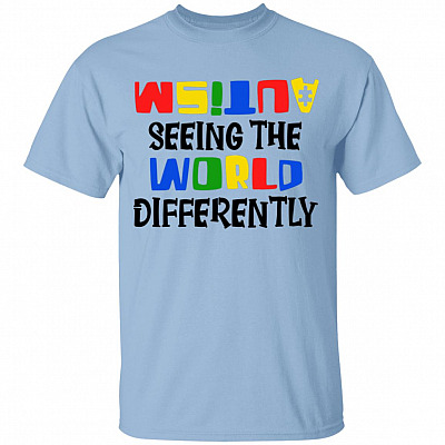 autism youth, Light Blue, Youth T-Shirt