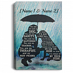 Personalized You Are Not Just A Dog Canvas, White, 0.75'' Framed Canvas