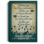 Personalized Graduation, White, 0.75'' Framed Canvas