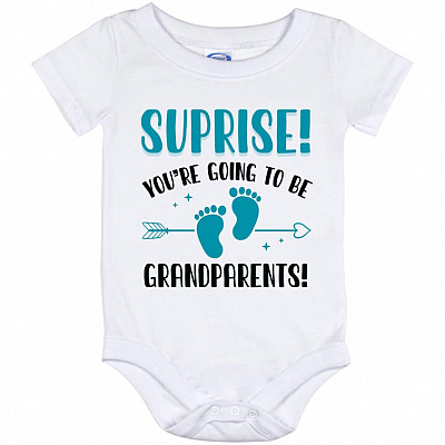 grandparent onesie, White, Baby Onesie - 12 Month