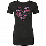 Mother Mommy Heart Words Ladies Shirt, Vintage Black, Premium Ladies T-Shirt Mother Mommy Heart Words Ladies Shirt, Vintage Black, Premium Ladies T-Shirt