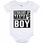 mamaboy onesie, White, Baby Onesie - 12 Month