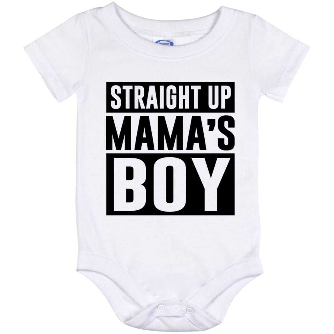 mamaboy onesie, White, Baby Onesie - 12 Month