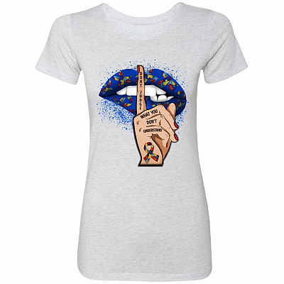 Don't Judge What You, Heather White, Premium Ladies T-Shirt