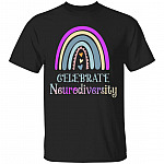 neurodiversity shirt, Black, Unisex T-Shirt