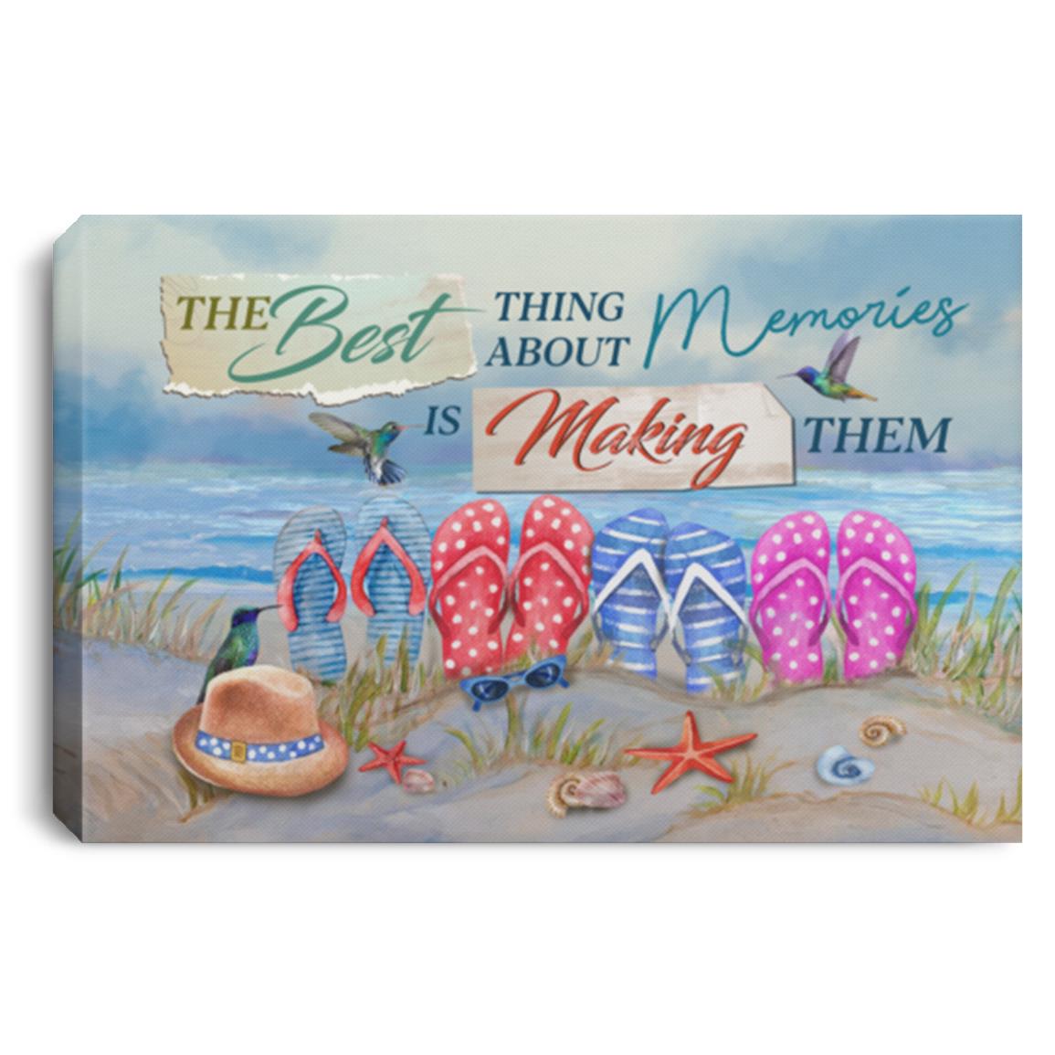 The Best Thing canvas, White, 0.75'' Framed Canvas
