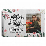 Personalized Photo Mothe Poster, White, 0.75'' Framed Canvas