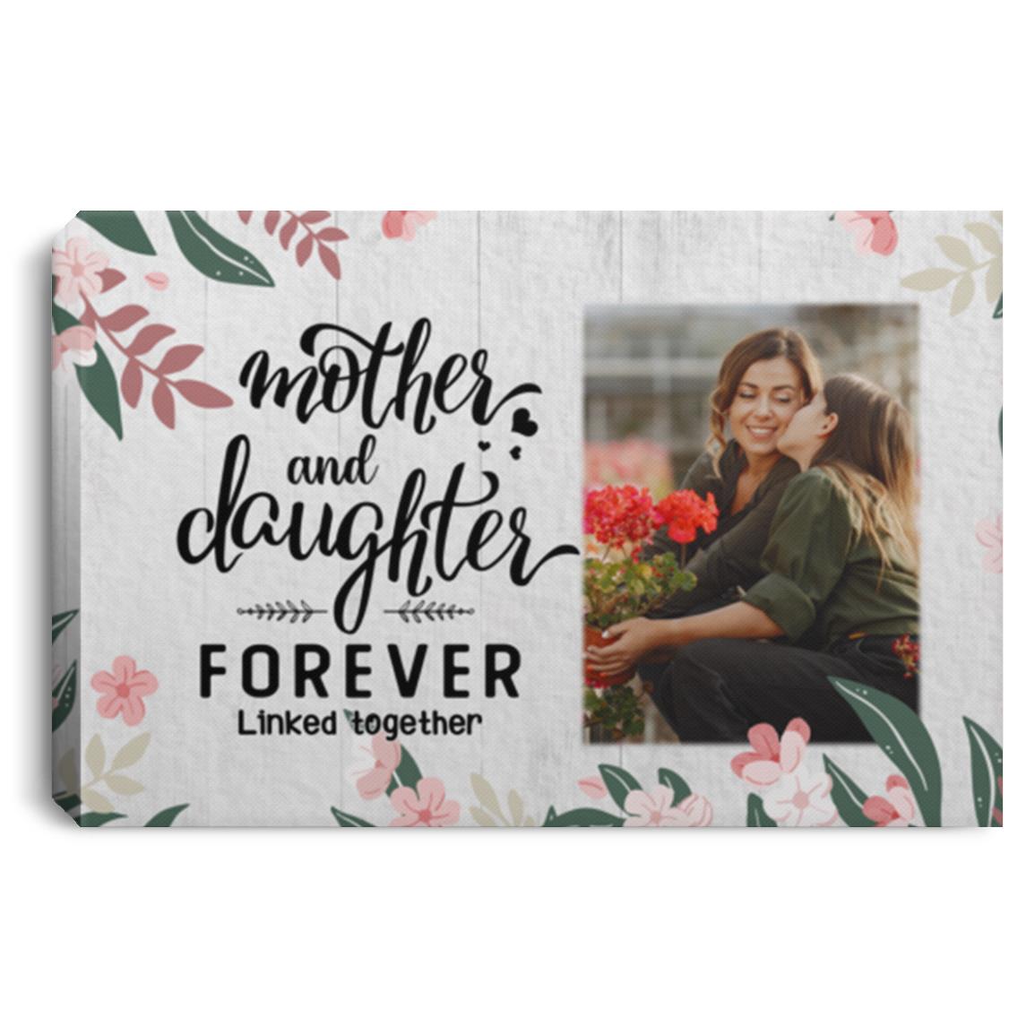 Personalized Photo Mothe Poster, White, 0.75'' Framed Canvas