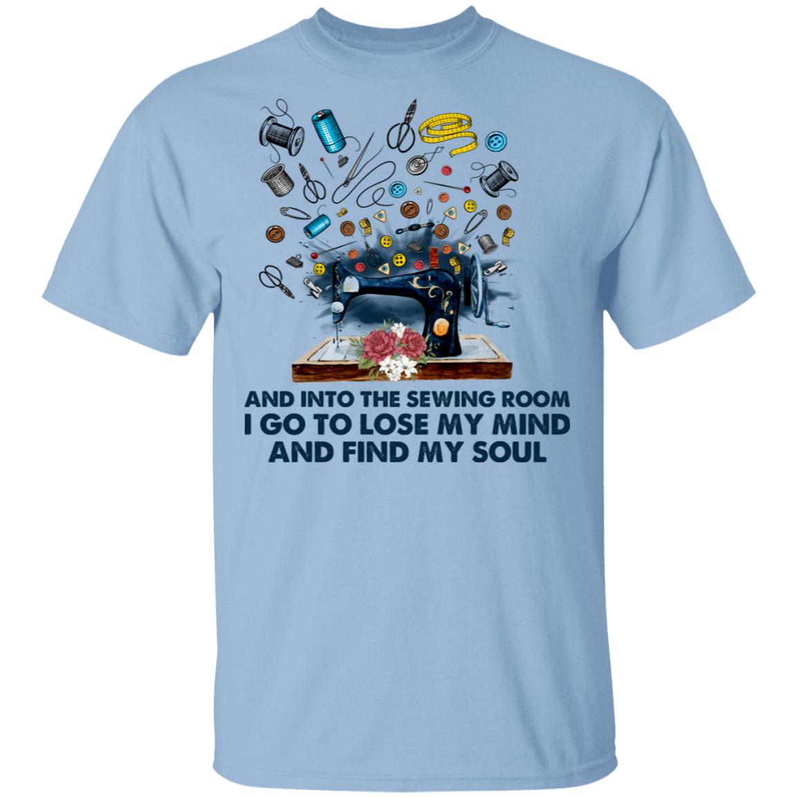 Sewing T, Light Blue, Unisex T-Shirt