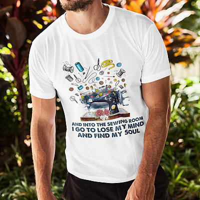 Alternative view of And Into The Sewing Room I Go - Sewing Shirt - Quilter Shirt