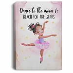 dance, White, 0.75'' Framed Canvas