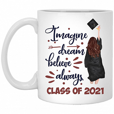 Imagine brrow Mug, White, 11 oz. White Mug