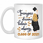 Imagine blone Mug, White, 11 oz. White Mug