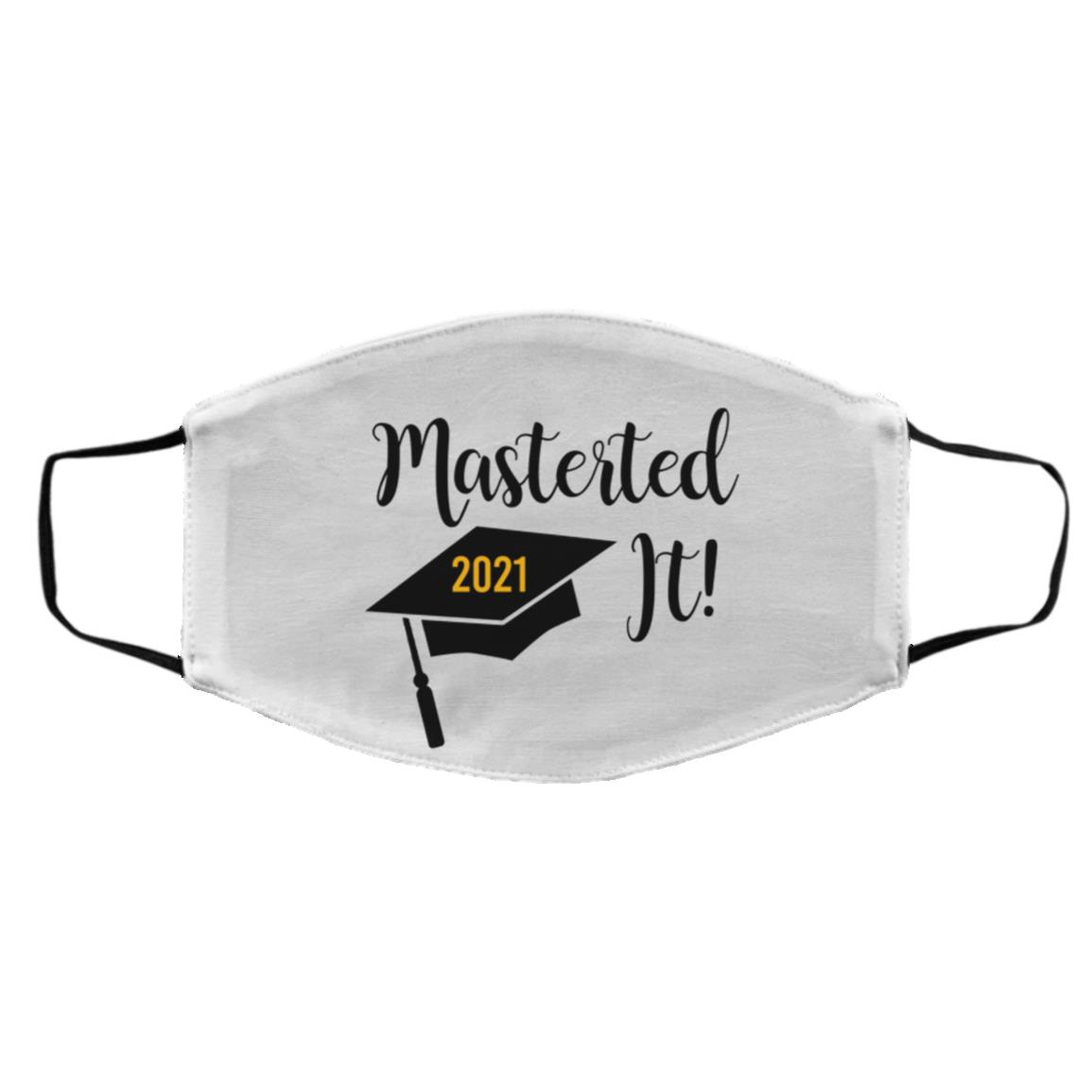 master it, White, Cloth Face Cover – Medium/Large master it, White, Cloth Face Cover – Medium/Large
