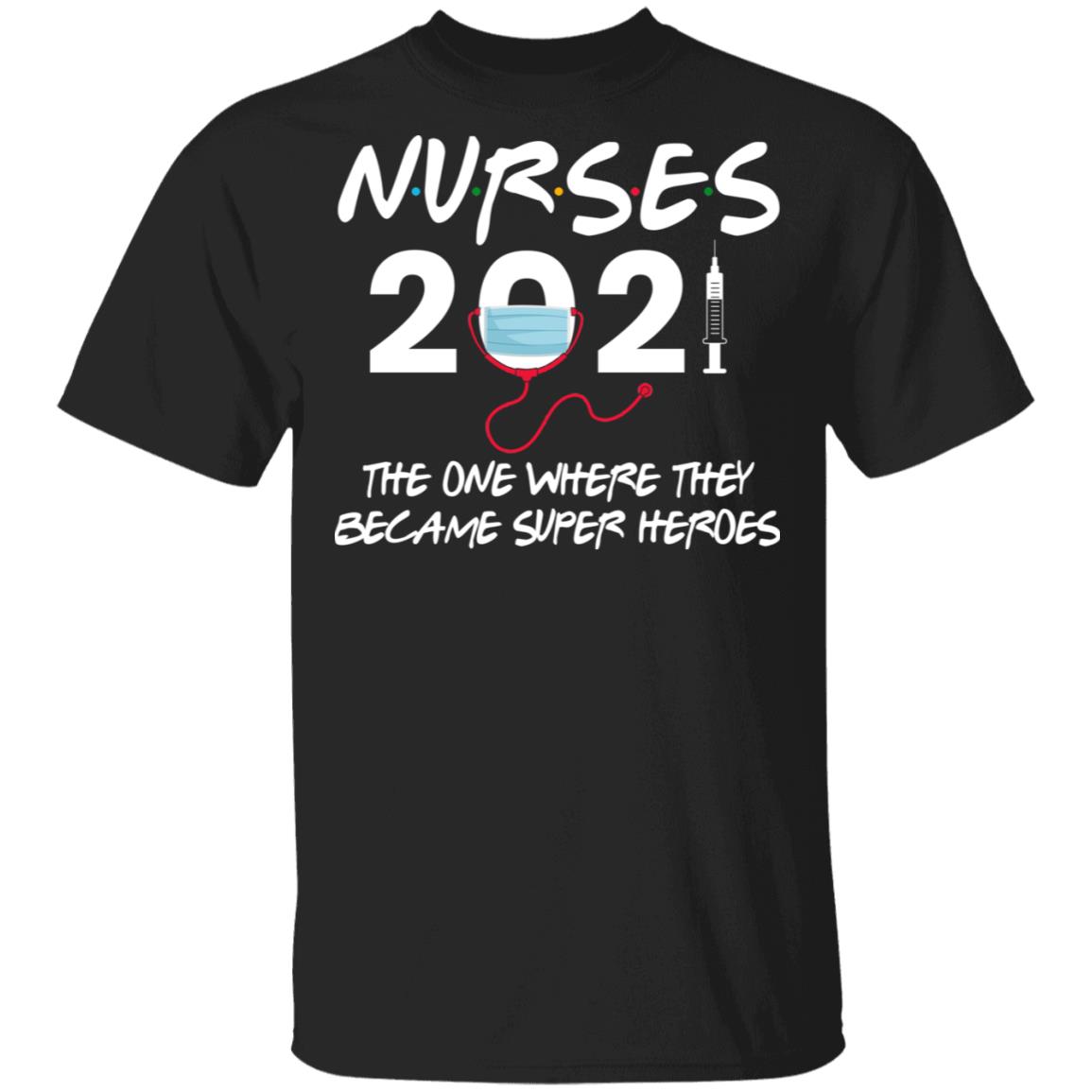 Nurse 2021 T, Black, Unisex T-Shirt