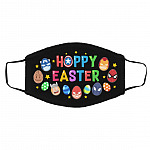 easter mask, White, Cloth Face Cover – Medium/Large