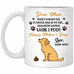 Personalized dog mug, White, 11 oz. White Mug