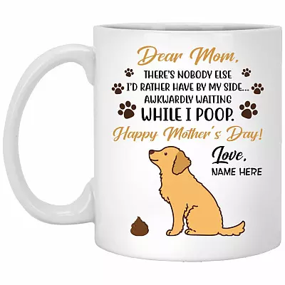 Personalized dog mug, White, 11 oz. White Mug
