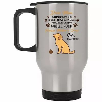 14 oz. Silver Travel Mug
