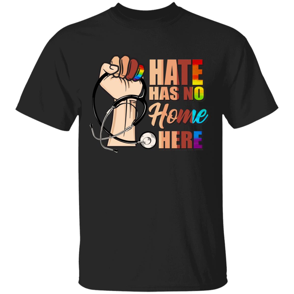 hate no home, Black, Unisex T-Shirt