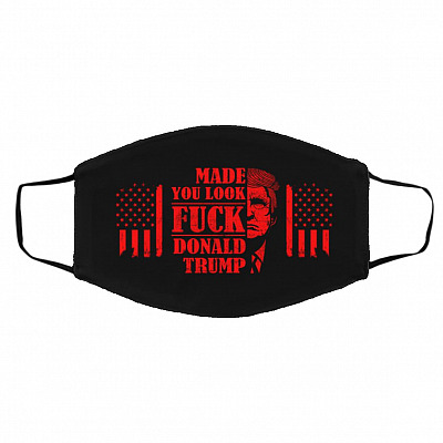 Made You Mask Cover, White, Cloth Face Cover – Medium/Large