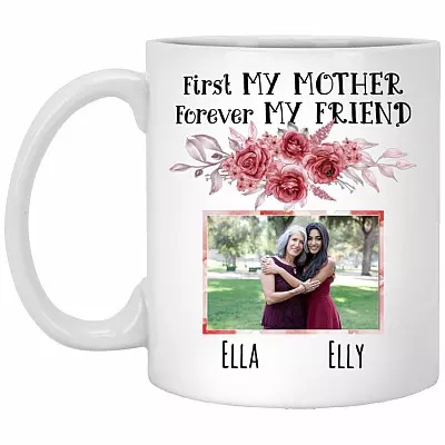 Personalized Photo Mug, White, 11 oz. White Mug