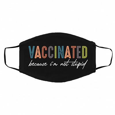 vacci mask, White, Cloth Face Cover – Medium/Large