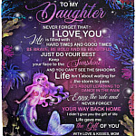 Mom To My Blanket, White, Cozy Plush Fleece Blanket - 50x60