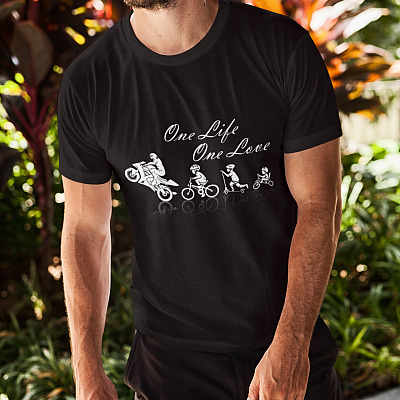 Alternative view of Love Speed Shirt - Motorcycle Lovers Shirt - Motorbike Driver Shirt - Motorbike Shirt - Biker Shirt