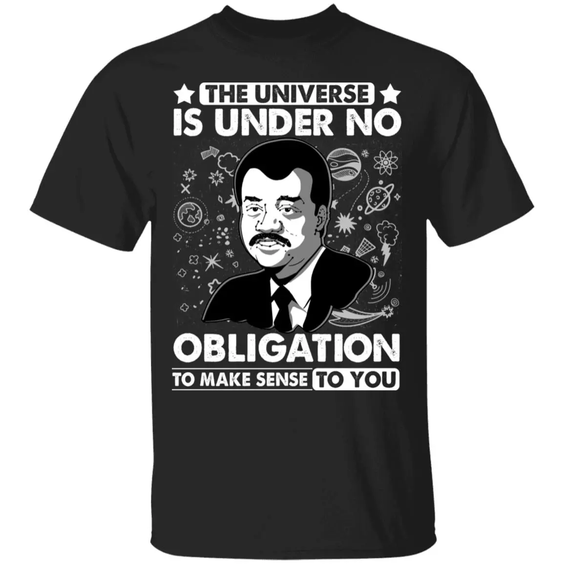 universe shirt, Black, Unisex T-Shirt universe shirt, Black, Unisex T-Shirt