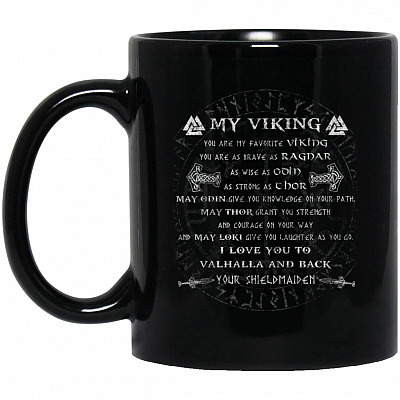 11 oz. Black Mug