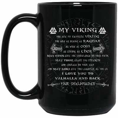 15 oz. Black Mug